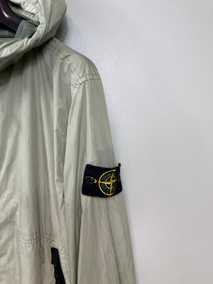Stone Island Green Crinkle Reps Jacket