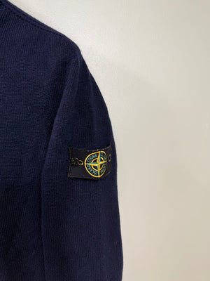 Stone Island Navy Knit Jumper