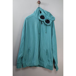 C.P. Company Green Goggle Hoodie