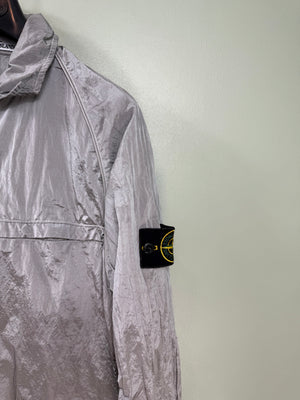 Stone Island Grey Nylon Metal Overshirt