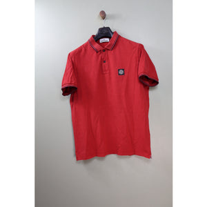 Stone Island Red Slim Fit Polo