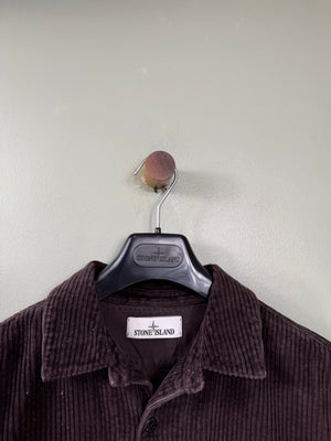 Stone Island Brown Corduroy Overshirt