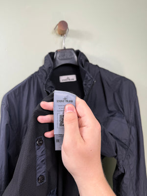 Stone Island Navy Crinkle Reps Jacket