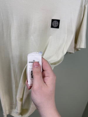 Stone Island Pastel Yellow T-Shirt