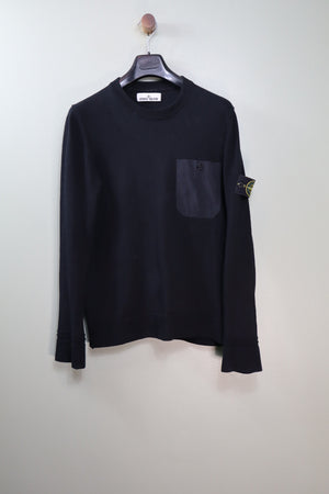Stone Island Black Knit Jumper