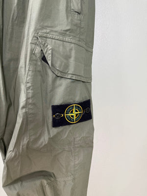 Stone Island Green RE-T Cargo Bottoms