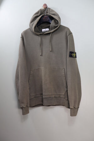 Stone Island Khaki Hoodie