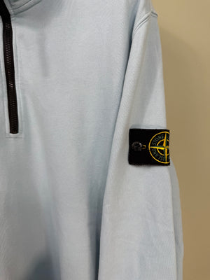 Stone Island Baby Blue 1/4 Zip Jumper