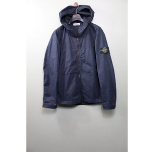 Stone Island Navy Supima Cotton Twill Jacket