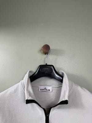 Stone Island Light Grey 1/4 Zip Jumper