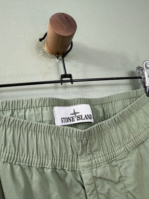 Stone Island Green RE-T Cargo Bottoms