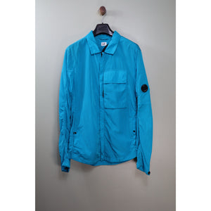 C.P. Company Aqua Blue Chrome Overshirt