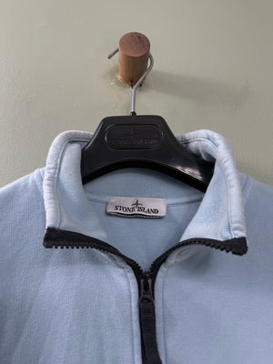 Stone Island Baby Blue 1/4 Zip Jumper