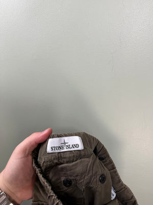 Stone Island Khaki RE Cargo Shorts