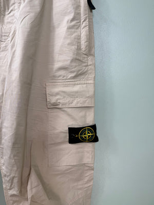 Stone Island Beige RE-T Cargo Bottoms