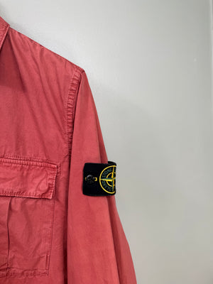Stone Island Burnt Orange Overshirt