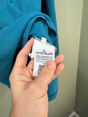Stone Island Aqua Blue RE Polo Shirt
