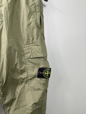 Stone Island Khaki RE-T Cargo Bottoms