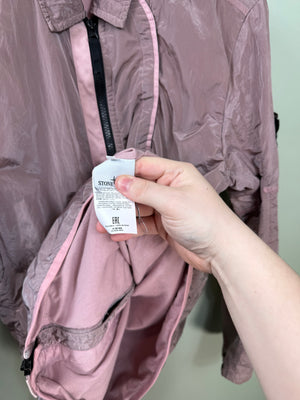 Stone Island Rose Quartz Nylon Metal Overshirt