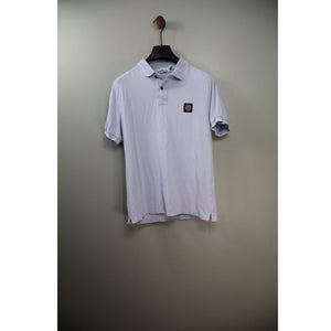 Stone Island Baby Blue Slim Fit Polo