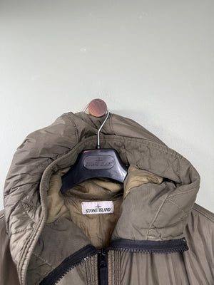 Stone Island Khaki Crinkle Reps Jacket