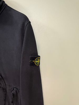 Stone Island Black 1/4 Zip Jumper