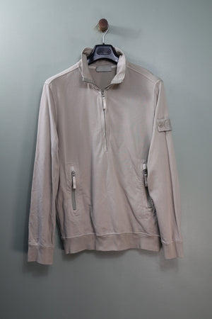 Stone Island Beige Ghost 1/4 Zip Jumper