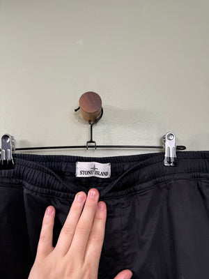 Stone Island Black RE-T Cargo Bottoms
