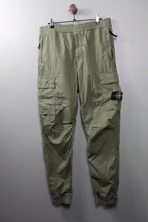 Stone Island Khaki RE-T Cargo Bottoms