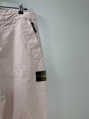 Stone Island Beige RE-T Cargo Bottoms
