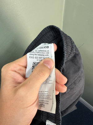 Stone Island Black RE-T Cargo Bottoms
