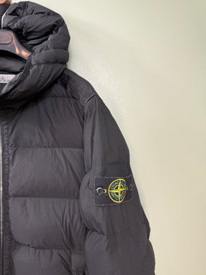 Stone Island Black Seamless Tunnel Down Jacket