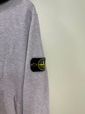 Stone Island Grey Zipped Hoodie
