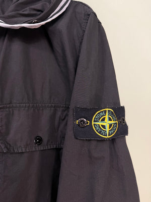 Stone Island Black Hooded Overshirt