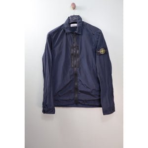 Stone Island Navy Nylon Metal Overshirt