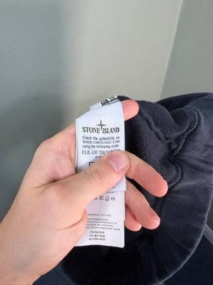 Stone Island Navy 1/4 Zip Smock Jumper