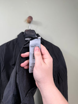 Stone Island Black Nylon Metal Overshirt