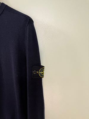 Stone Island Navy Knit Jumper