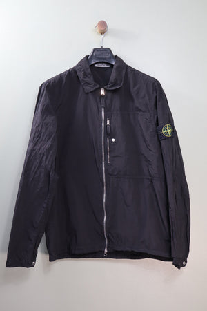 Stone Island Black Nylon Metal Overshirt