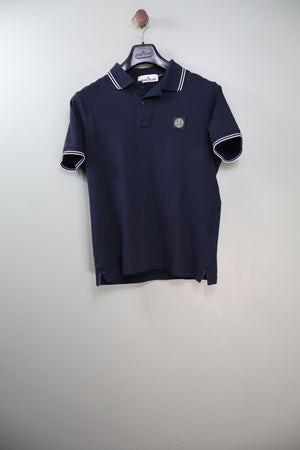 Stone Island Navy Slim Fit Polo