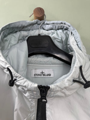 Stone Island Light Grey Crinkle Reps Jacket