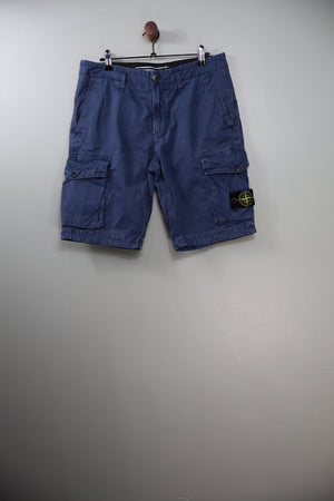 Stone Island Blue SL Cargo Shorts