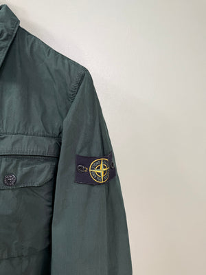 Stone Island Dark Green Overshirt