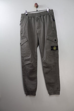 Stone Island Khaki RE-T Cargo Bottoms