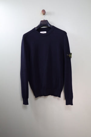 Stone Island Navy Knit Jumper