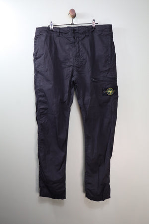 Stone Island Black RE-T Cargo Bottoms