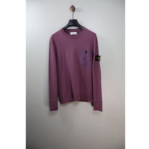 Stone Island Purple Knit Jumper