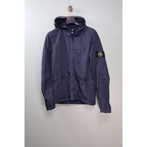 Stone Island Navy Crinkle Reps Jacket