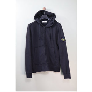 Stone Island Black Zipped Hoodie