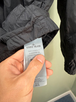 Stone Island Black Crinkle Reps Overshirt
